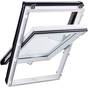 Окно мансардное пластиковое Designo R45 K100L5. 1 камерное. Ручка снизу.