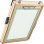 Окно мансардное деревянное RotoQ Q42S H100L1. 1 камерное. Ручка сверху. Вентклапан.