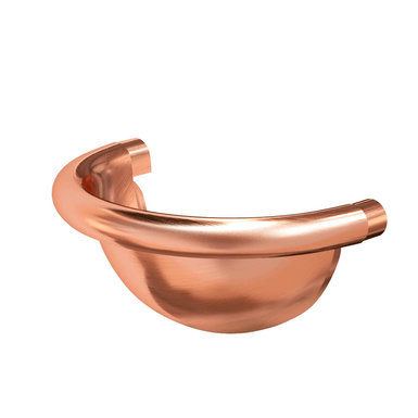 Заглушка желоба полукруглая водосточной системы Aquasystem серия 