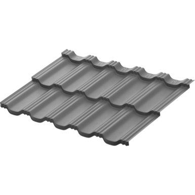 Модульная металлочерепица Гётеборг, 1205х765 мм