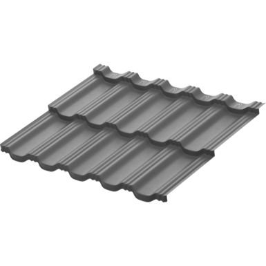 Модульная металлочерепица Гётеборг XXL, 1205х865 мм