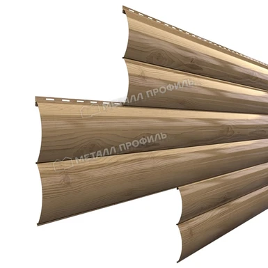 Сайдинг МЕТАЛЛ ПРОФИЛЬ Woodstock-28х330 (01-0.5) ECOSTEEL®