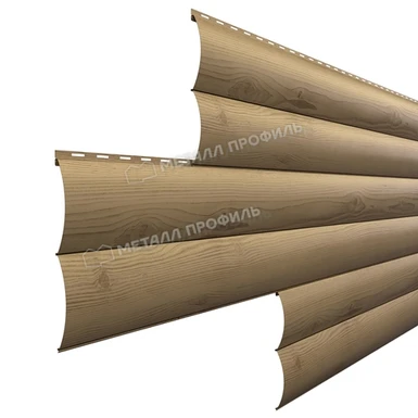 Сайдинг МЕТАЛЛ ПРОФИЛЬ Woodstock-T-28х330 (MA-01-0.5) ECOSTEEL® - копия